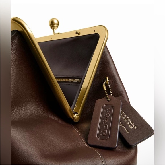 Coach Kisslock Oversized Frame Bag - Picture 11 of 15